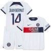 Conjunto (Camiseta+Pantalón Corto) Paris Saint-Germain Juan Bernat 14 Segunda Equipación 23-24 - Niño